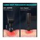 Massage Gun Deep Tissue Percussion Muscle Massager For Athletes Handheld 11MM Deep Percussive Massage Gun 6 Speeds Body Massager With 12 Massage Heads for Back Shoulder Full Body Pain Relief
