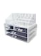Ikee Acrylic Cosmetic And Makeup Organiser Clear/Black