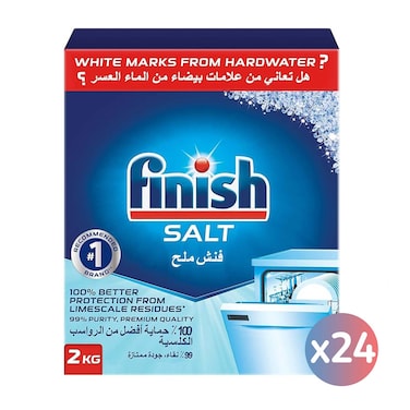 فينيش ملح غسيل الأطباق 2 كجم - 7 قطع