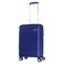 American Tourister Litevlo Double Wheels Spinner Expandable Hard Trolley Navy 55cm