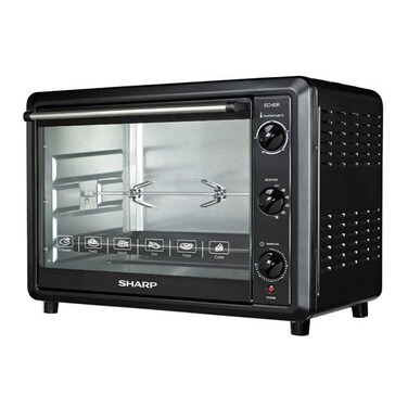 Sharp Electric Oven With Grill - 60 Liter - 2000 Watt - Black - EO-60K-2
