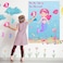 Pin The Tail on The Mermaid Fun Party Game for Kids with 12 Reusable Tails 10 Number Stickers 2 Blindfolds for Kids Birthday Decorations Supplies (Mermaid)