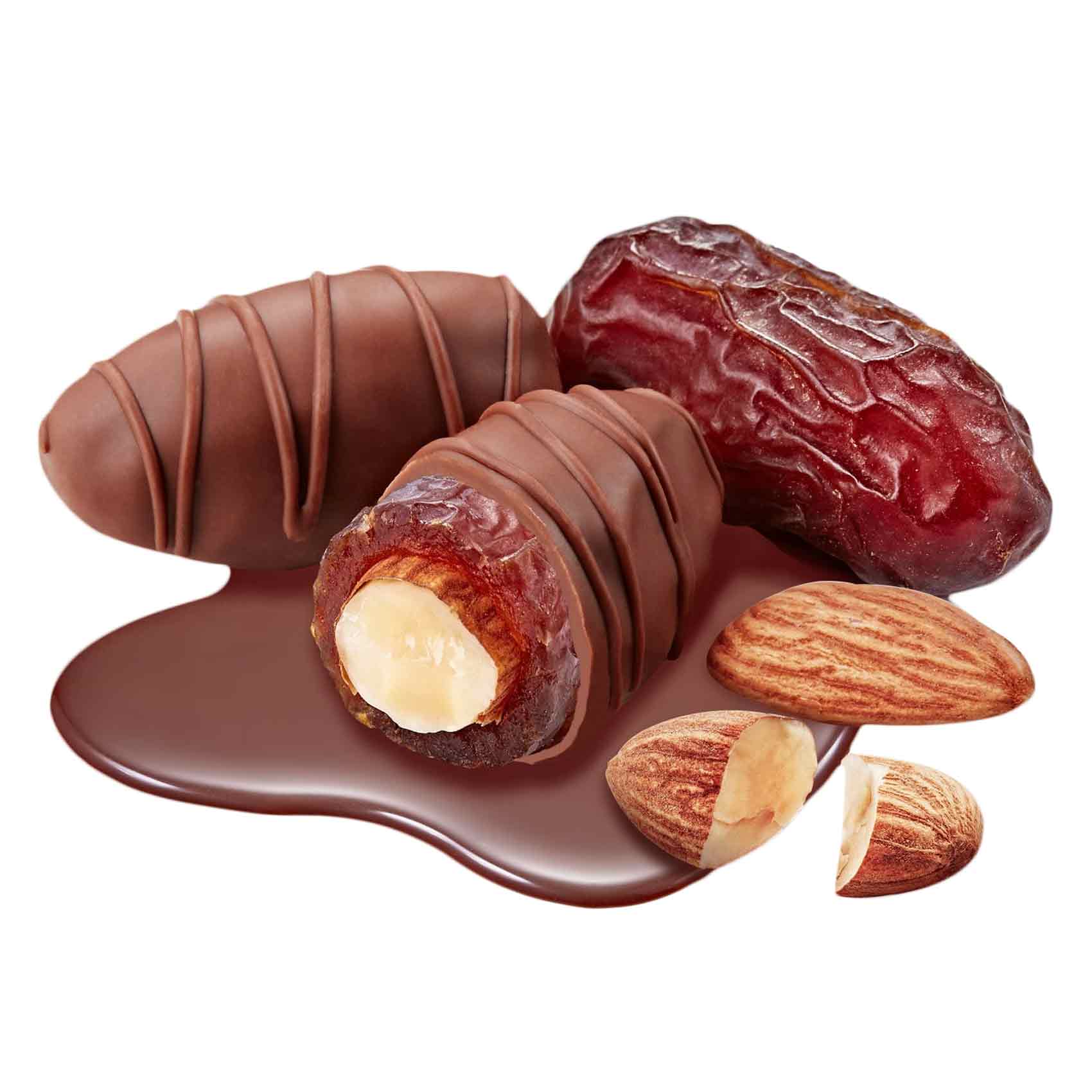 Chocodate Milk Chocolate Dates With Almonds 100g