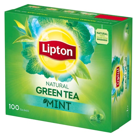 Lipton  Green Tea  Mint,  100 Teabags