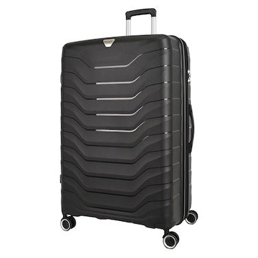 Cosmo Apollo Luggage Hard Trolley Black 80cm