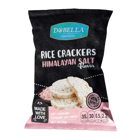 Dobella Rice Crackers - Himalayan Salt Flavor - 35 gram