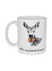 muGGyz Printed Quote Coffee Mug White 325ml