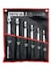 6-Pieces Double Ended Swivel Socket Wrench Set Silver