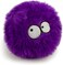 goDog&reg; Furballz&trade; with Chew Guard Technology&trade;  Durable Plush Squeaker Dog Toy, Purple, Small