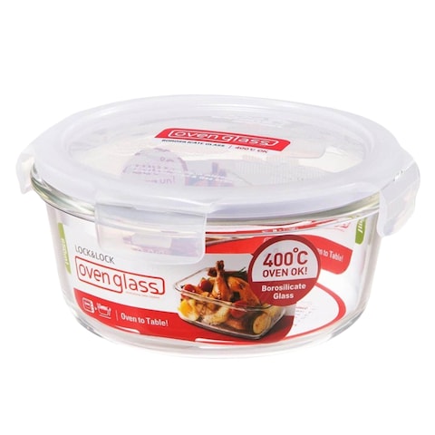 LOCK&amp;LOCK OVENGLASS RND CONT 650ML