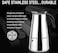 Stovetop Espresso Maker, Moka Pitcher, Italian Coffee Maker, 9 Cups, Classic Coffee Maker, Stainless Steel, Suitable for Induction Hobs