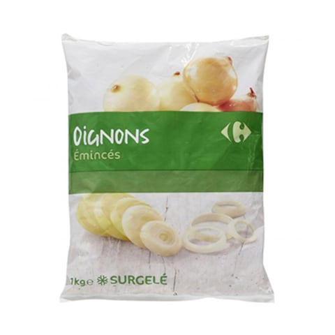 Carrefour Onions Emines Surgele 1KG