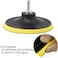 AL ARQAM 5 Inch(125mm) Hook and Loop Buffing Pad for Sanding Discs, Rotary Backing with M14 Drill Attachment Adapter Soft Foam Layer