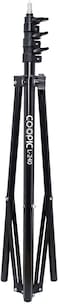 Coopic 2Pcs L240 Aluminum Alloy Photo Studio Light Stand 7.9Ft/94.4 Inch/240cm/2.4m With 1/4" Screw For Studio Kits, Video Light, Softbox, Reflectors, Umbrella.