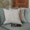 Square Handmade Self Print Fabric Cushion Cover Pack Of 2 ( 16 x 16 inch )