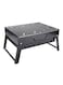 Generic Portable Barbeque Charcoal Grill Black/Silver 35x27.5centimeter