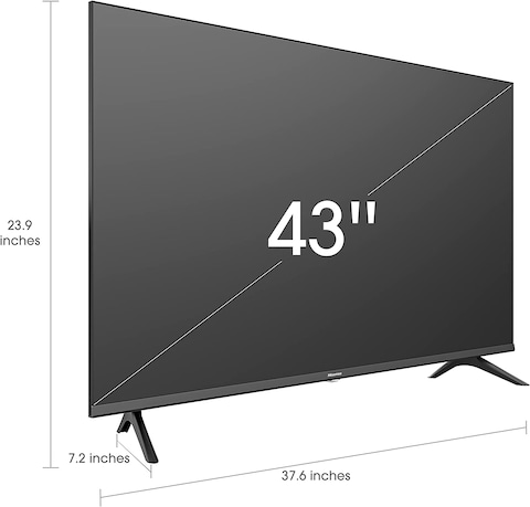 Hisense A4 Series, 43 Inch, FHD, Smart OS Vidaa TV, 43A4H, Black (2022 New Model, With DTS Virtual X, Game &amp; Sports Modes, Chromecast Built-in)