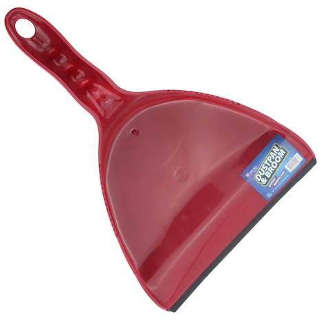 Home Pro Dustpan And Brush Red