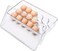 Atraux Pack Of 2 Egg Storage Containers With Lid &amp; Handle For 18 Eggs