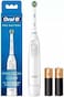 Braun Oral-B Adult White Battery Toothbrush Brown Adult WhiteDB50101
