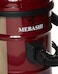 Mebashi Drum Shape Vacuum Cleaner, 1800W, Me-Dvc1001, Red/Gold/Black