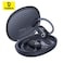 Baseus Eli Sport 1 Open Ear Air conduction Earphones Bluetooth 5.3 Wireless Earbuds With Earhooks 30H Battery Life IPX4 Waterproof Immersive Stereo Sound Headphone For Gym/Running And Many More Black