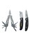 3-Piece Multi-Tool With Folding Knife Set Silver