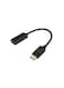 Generic Display Port Male To HDMI Female Cable Converter Black