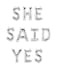She Said Yes Balloons Banner, 16 Inch Foil Engagement Letter Balloon Sign for Bachelorette, Wedding Proposal, Bridal Shower Party Decorations &amp; Supplies (Silver)