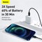 Baseus Superior Series PD 20W USB C to Lightning Fast Charging Cable, High-Speed 480Mbps Data Transfer Cable Compatible with iPhone 14 13 12 11 Pro Max XS XR X 8 7 6, iPad, AirPods & More (1M) – Black