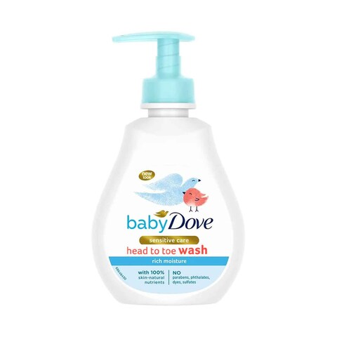 Baby Dove Sensitive Skin Care Head To Toe Wash Rich Moisture 200ml ...