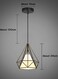 Beauenty Modern Led Pendant Light Black 125x10centimeter