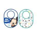 Buy Disney Mickey Mouse Cotton Bib MCPL2470 Multicolour 2 PCS in UAE