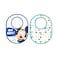 Disney Mickey Mouse Cotton Bib MCPL2470 Multicolour 2 PCS