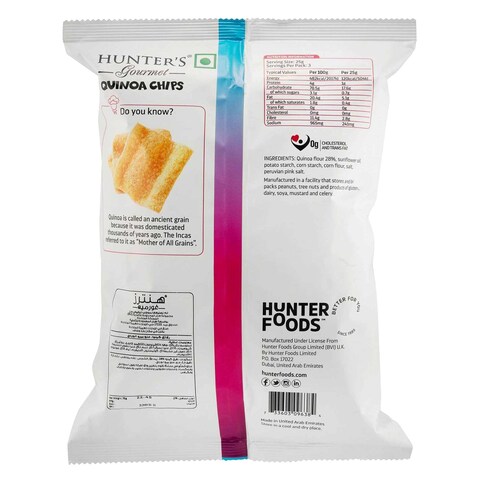 Hunter&#39;s Gourmet Peruvian Pink Salt Quinoa Chips 75g