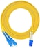 DKURVE&reg; LC to SC Singlemode Duplex Fiber Optic Cable (9/125) 1.5M