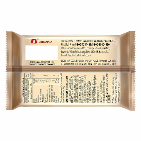 Britannia Biscafe Super Thin Coffee Crackers 100g