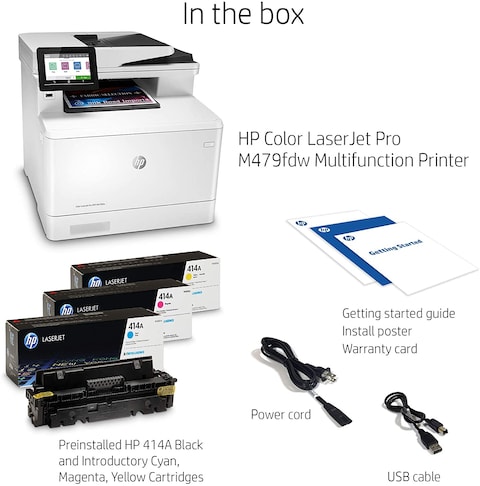 HP Colour LaserJet Pro MFP M479FDW A4 Multifunction Printer with Fax