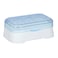 Delcasa 13X10cm Soap Box, Soap Holder Organiser Box Case - Soap Dish Holder Set For Bathroom