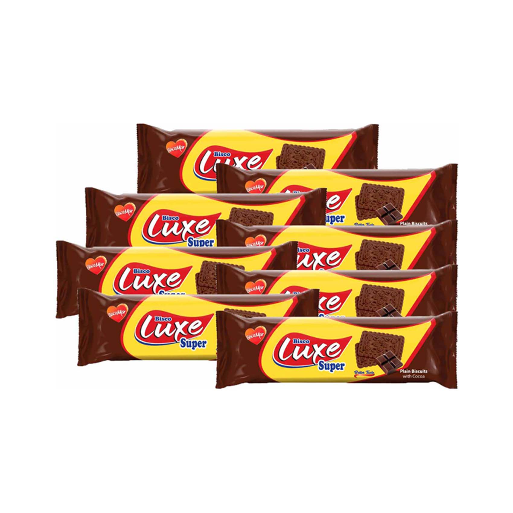 BiscoMisr Luxe Biscuits With Cocoa - 8 Pieces