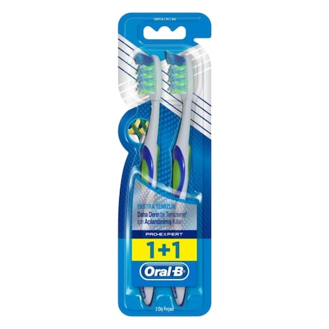 Oral-B Pro-Expert Extra Clean Toothbrush Promo 1 + 1 Piece Free