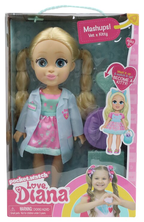 Love Diana Doll Mashup Vet/Kitty S3 13 Inch