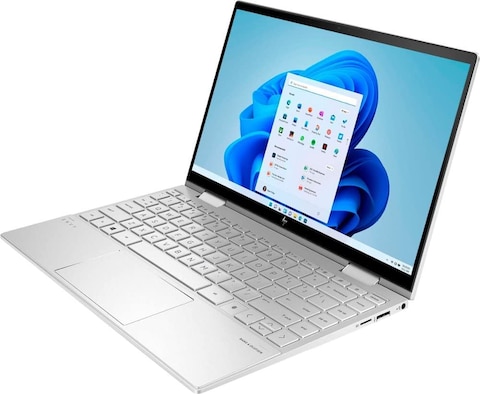 HP Envy X360 2 In 1 Laptop, 13.3&quot; Inch IPS LED, Intel Core i7 1250u Processor 12th Gen, 8GB RAM, 1TB SSD, Silver (FHD Touch, Windows 11 Pro, BF0013Dx)