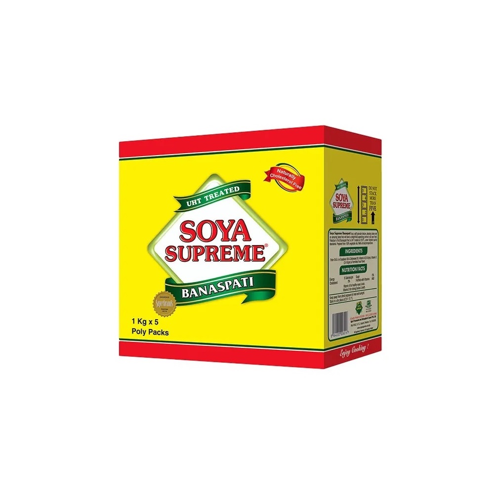 Soya Supreme Banaspati 1 kg (Pack of 5)