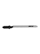 Geepas Pack Of 5 Jigsaw Blade Silver/Black 50X76mm