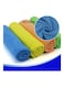 Marrkhor 20-Piece Multi-Functional Microfiber Cleaning Towels Multicolour 31X21X5Cm
