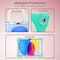 Moxedo Shockproof Rugged Protective Colorful Case with 360 Rotating Kickstand, Shoulder Strap, Pen Holder for Kids Compatible for iPad 10th Generation 10.9 2022 (Mint Green)