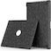 Levelo Gevena Leather Cover For Macbook Pro: Silicone Bottom Base, Precise Cutouts, Lightweight, Ultra-Thin, Secure (Black, 15")