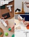 HOTO Cordless Hot Glue Gun, 10 Glue Sticks, 30S Heating Fast, USB Rechargeable Melt Glue Gun, Lithium Glue Gun Tools, Smart-Power-Off Glue Gun, Perfect for Crafts, DIY Arts, Quick Home Repairs