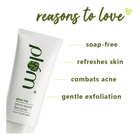 Plum Green Tea Gentle Revival Face Scrub 150g